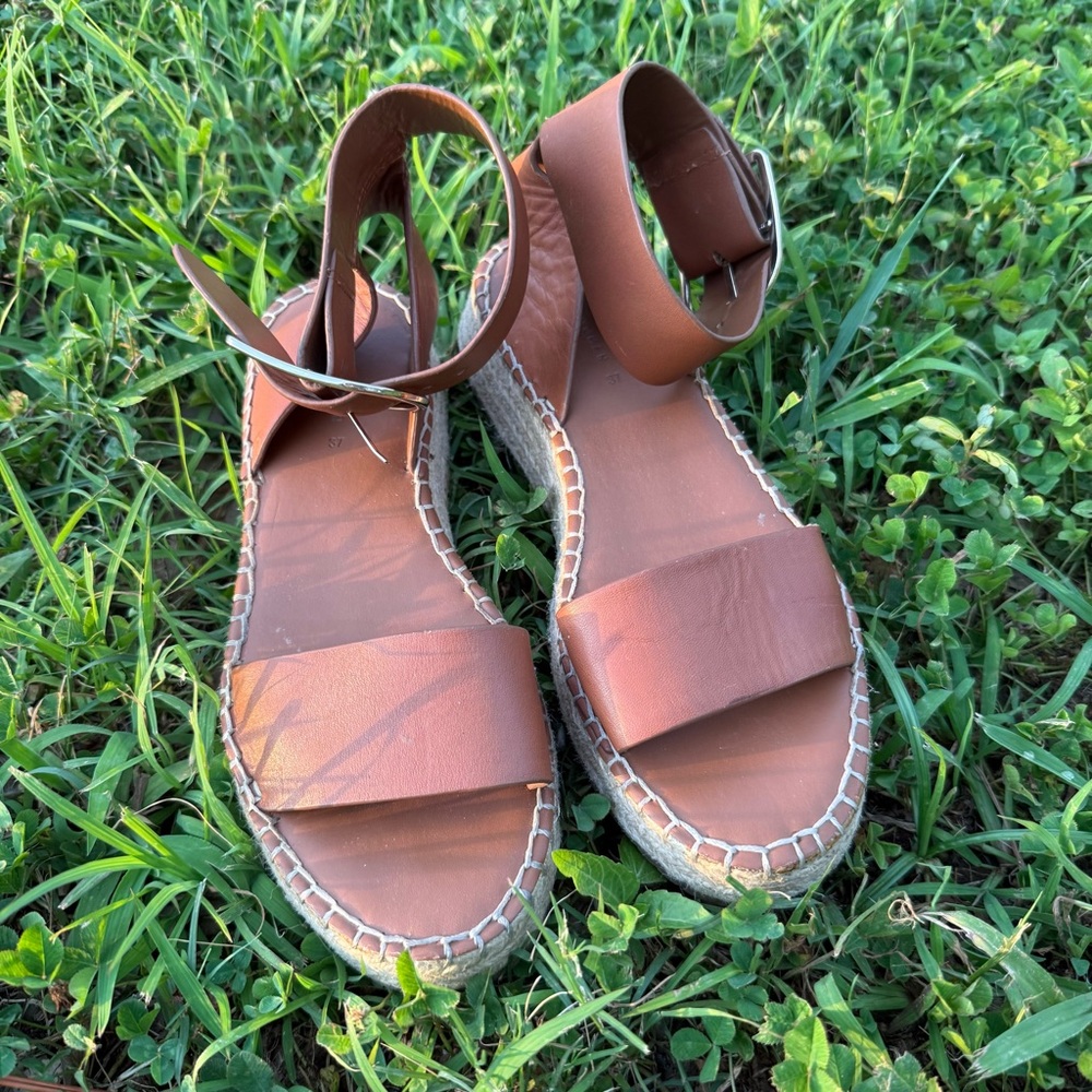 Zara Brown Espadrilles Casual Shoes